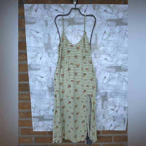 Reformation Crimini Dress in Patio green floral print size 6 - Picture 3 of 13